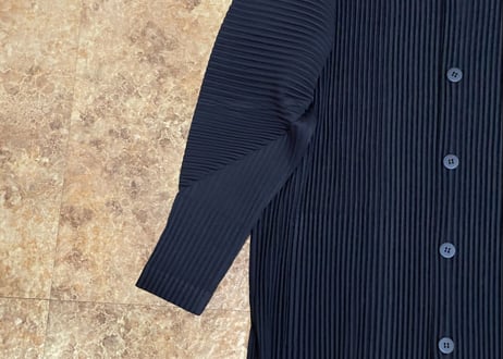homme plisse issey miyake pleats coat dead stock