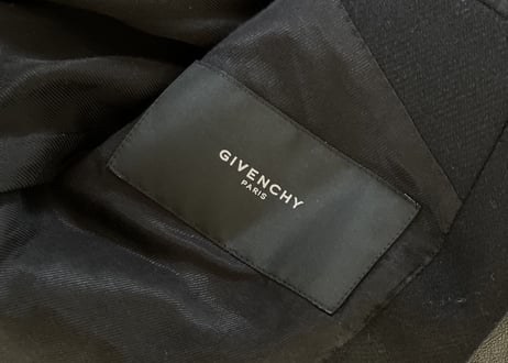 givenchy by riccardo tisci leather sleeve jacket