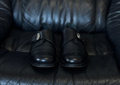 gianni versace studs leather shoes