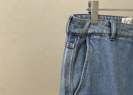 loewe 2020aw fisherman denim pants