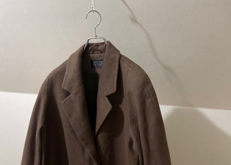 80-90s pure cashmere doublre long coat