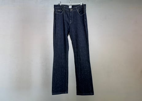 armani collezioni boots cut denim pants