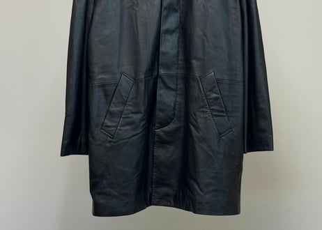 90s leather coat