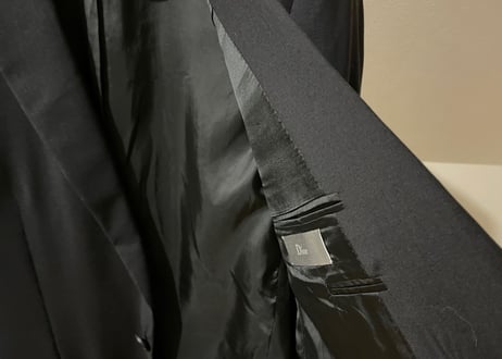 diorhomme 2008aw set up suit dead stock