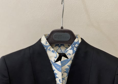 alexander mcqueen"初期”no collar jacket
