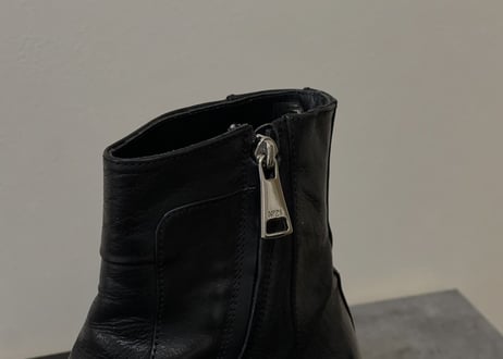 n21 leather heel boots