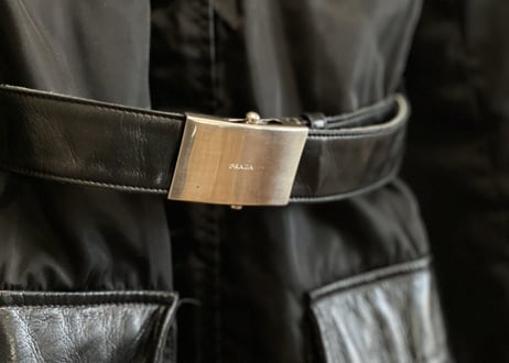 prada boa coat