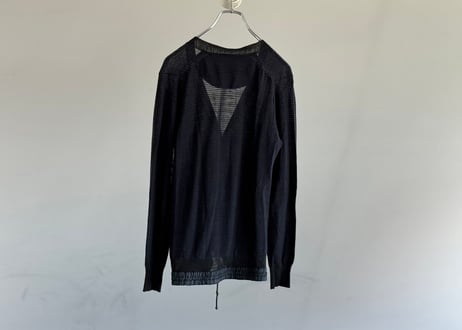 sacai linen cardigan