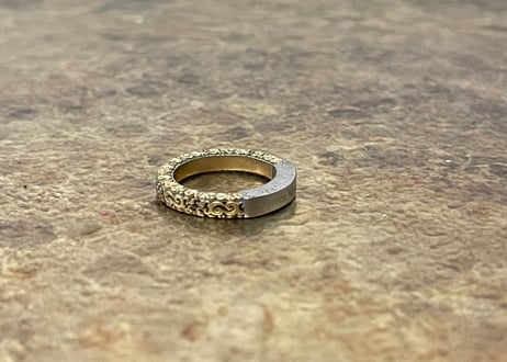 maison margiela silver ring