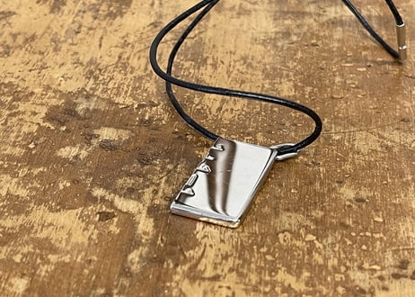 hermes silver necklace #2