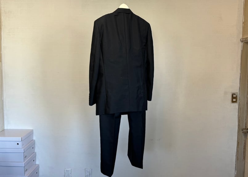 yves saint laurent double set up suit | weekend