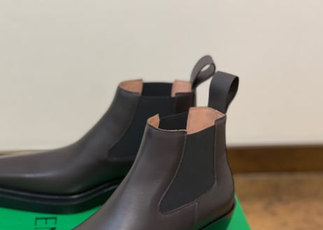 bottega veneta 2020aw heel boots dead stock 42 dark brown