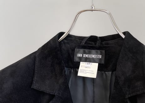 ann demeulemeester leather jacket