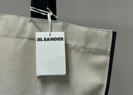 jilsander “大容量” logo bag dead stock