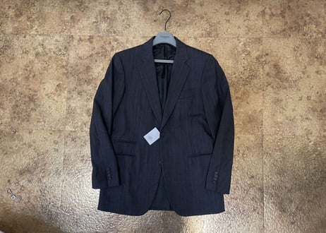 hermes stripe tailored jacket