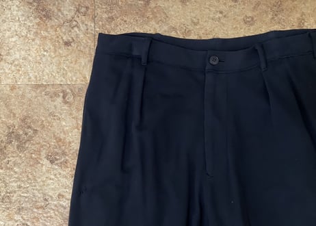 yohji yamamoto pour homme tack wide pants