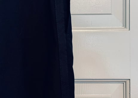 yves saint laurent side line tuxedo trousers