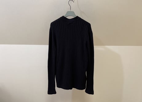 hermes virgin wool half zip knit