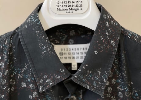 maison margiela flowered pattern shirt