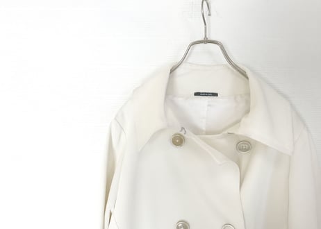 2016ss maison margiela silk double coat dead stock