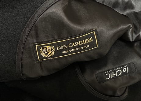 90s pure cashmere coat A
