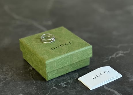gucci silver ring
