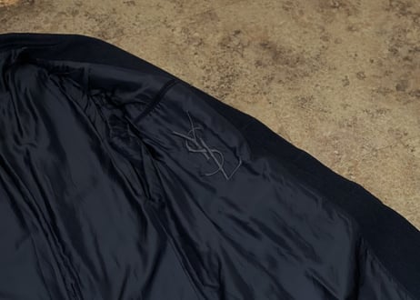yves saint laurent rive gauche long coat