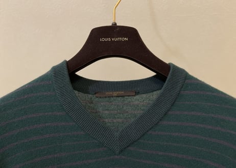 louis vuitton cashmere wool knit green