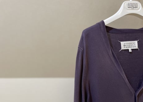 maison margiela 2013ss purple cardigan
