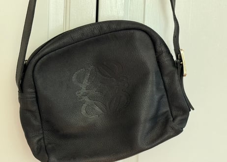 loewe anagram logo leather shoulder bag #2