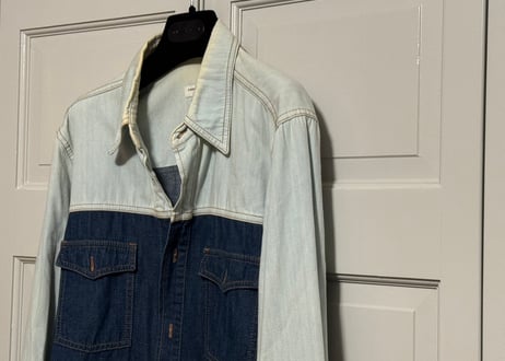 dries van noten denim shirt jacket