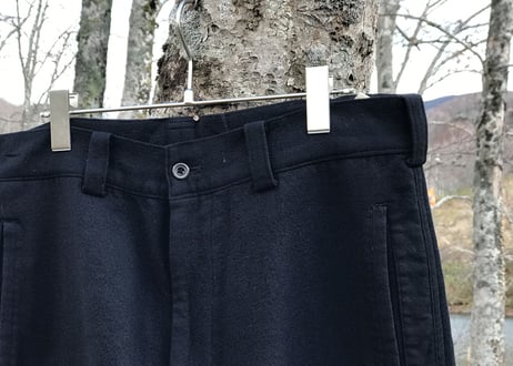 90s ys for men zip wide trousers