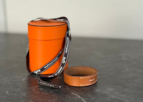hermes by martin margiela leather bracelet dead stock