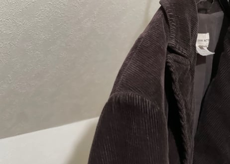 dries van noten corduroy double coat