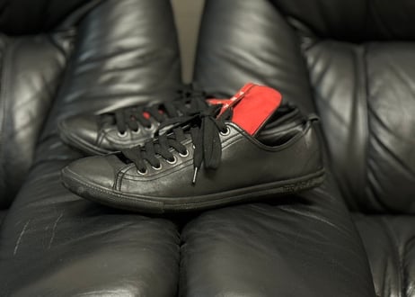 90-00s prada sports leather sneaker