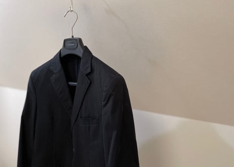 jilsander stripe tailored jacket