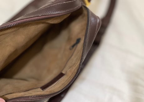 christian dior made in Italy leather shoulder bag