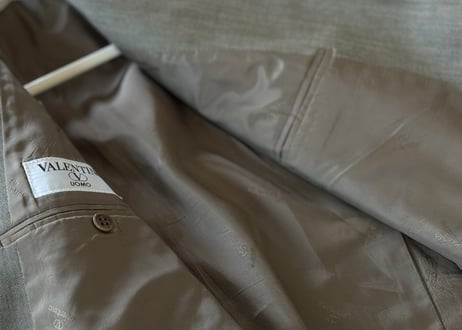 valentino double set up suit