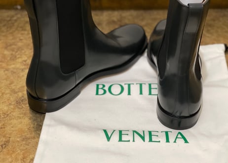 bottega beneta 2020aw side gore green boots dead stock 41