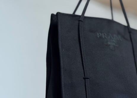 prada logo mini bag