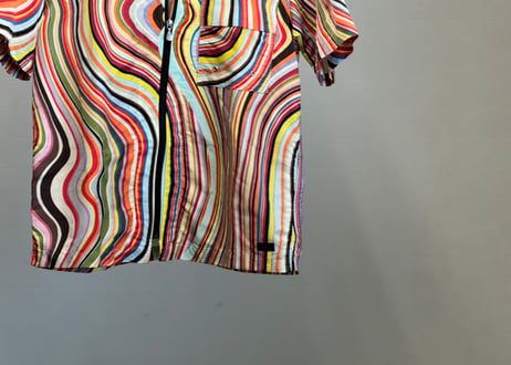 90s paul smith multi color zip jacket