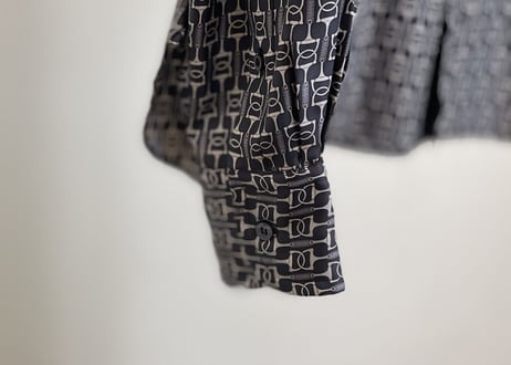 gucci Jacquard silk shirt dead stock