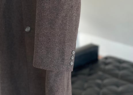 90s cashmere wool double long coat