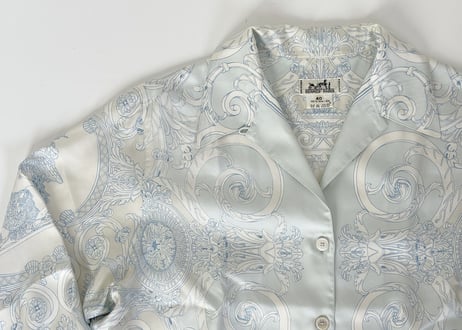hermes tuileries silk shirt