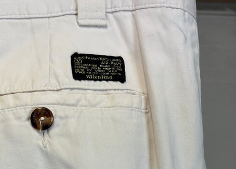 valentino wide tack white pants