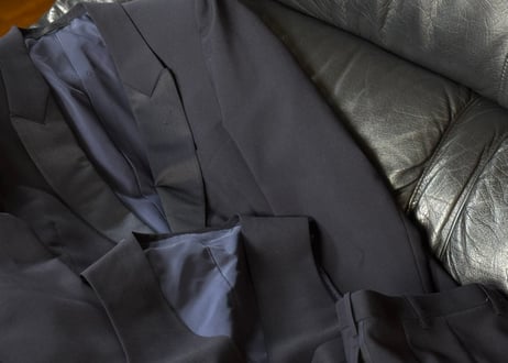 dior three piece set up tuxedo set up suit dead stock