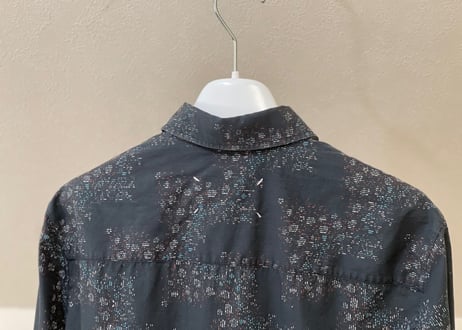 maison margiela flowered pattern shirt