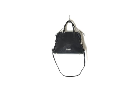jilsander leather bag black