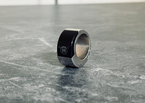 vintage chanel coco silver ring #1