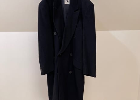 krizia double chesterfield coat